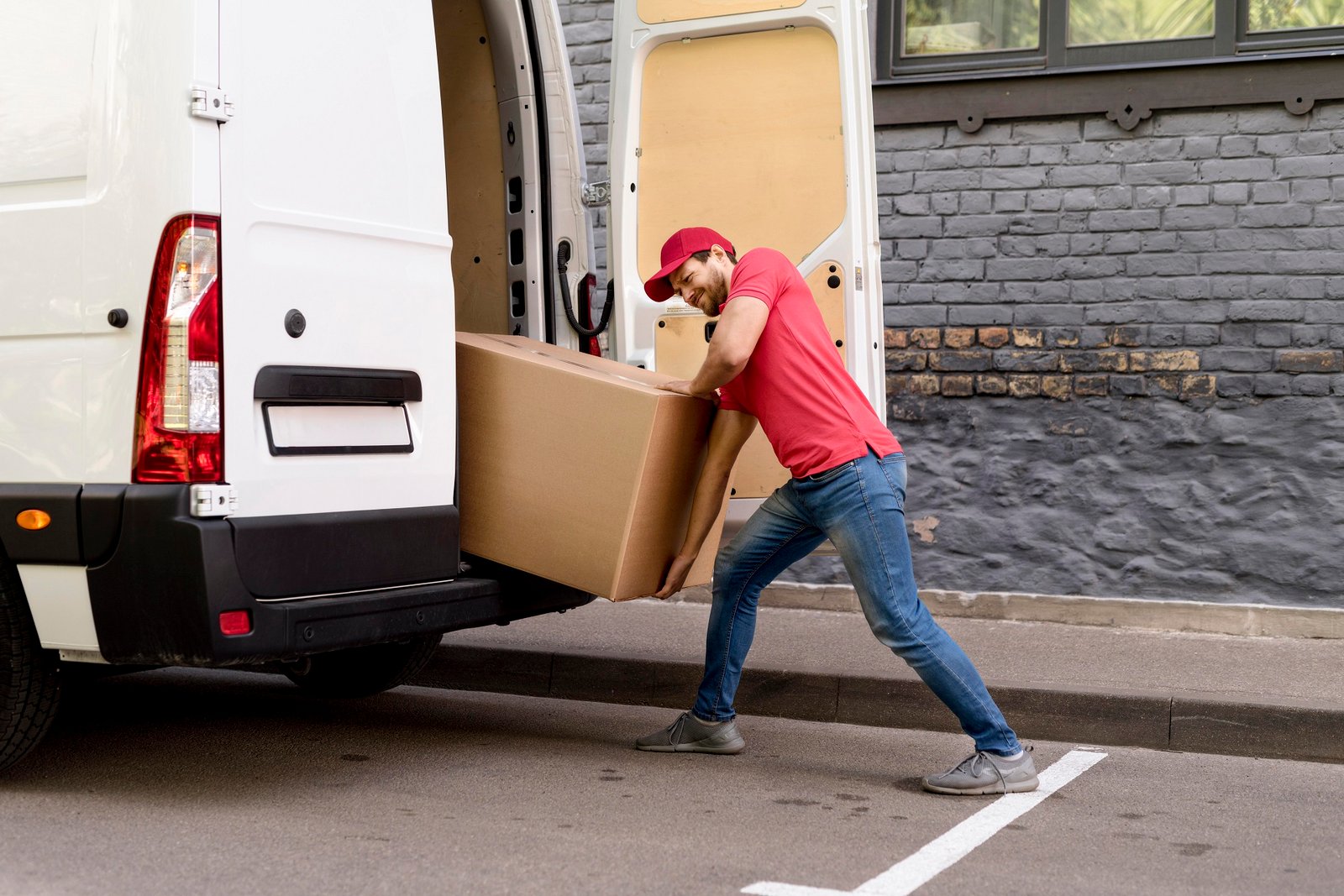 About Us man loading packages